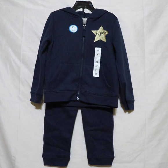 NWT Carter's 2-pc sweats outfit girl's 5T